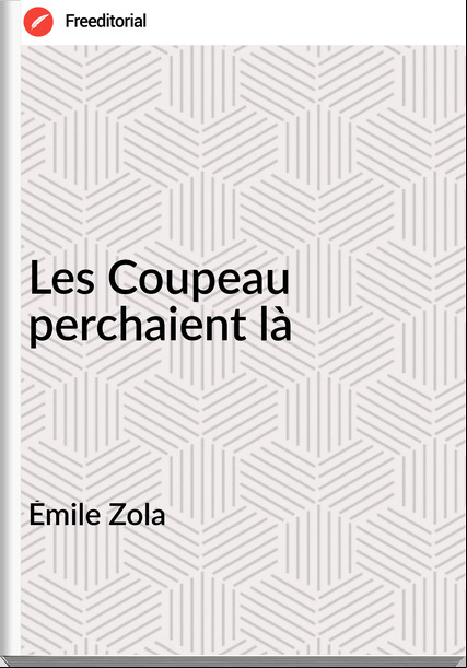 Émile Zola - Les Coupeau perchaient là