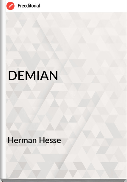 Herman Hesse - DEMIAN