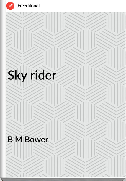 B M Bower - Sky rider