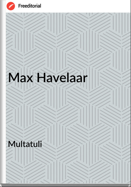 Multatuli - Max Havelaar