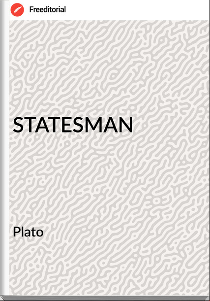  Plato - STATESMAN