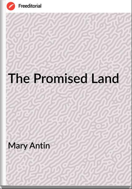 Mary Antin The Promised Land