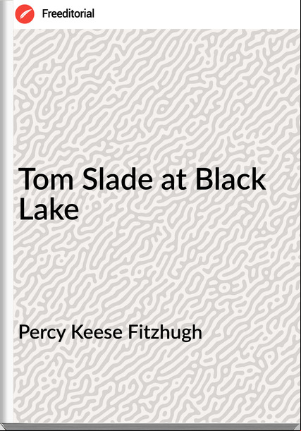 Percy Keese Fitzhugh - Tom Slade at Black Lake
