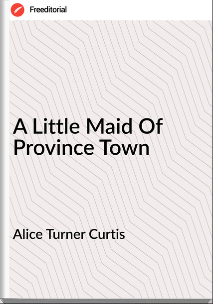 Alice Turner Curtis A Little Maid Of Province Town