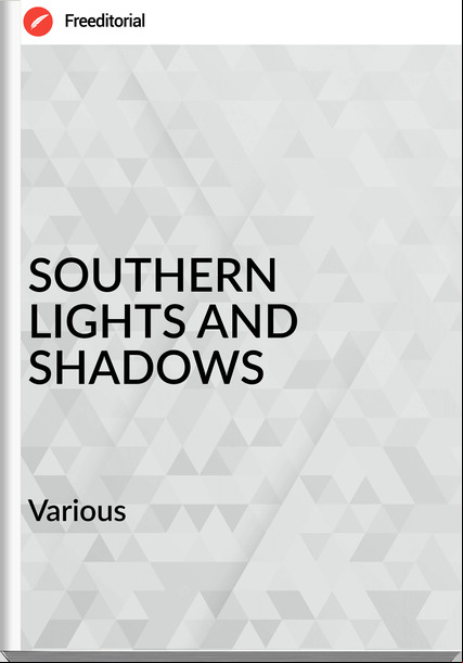   Various - SOUTHERN LIGHTS AND SHADOWS