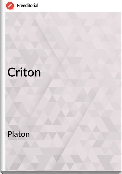 Platon - Criton