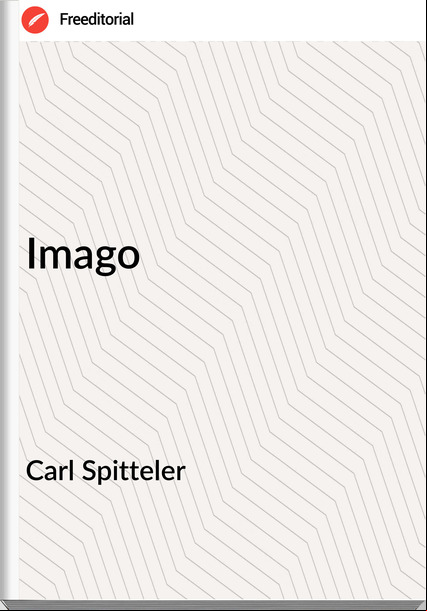 Carl Spitteler - Imago