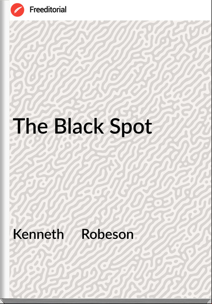 Kenneth     Robeson - The Black Spot