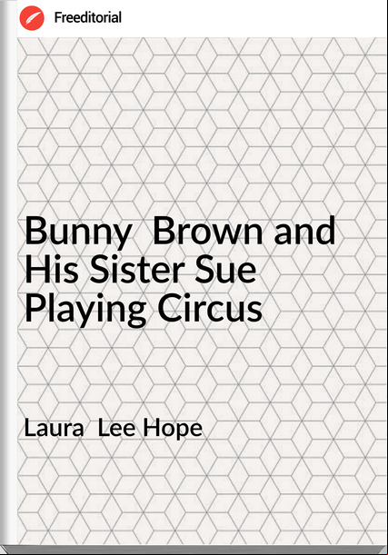 Laura  Lee Hope - Bunny  Brown and His Sister Sue Playing Circus