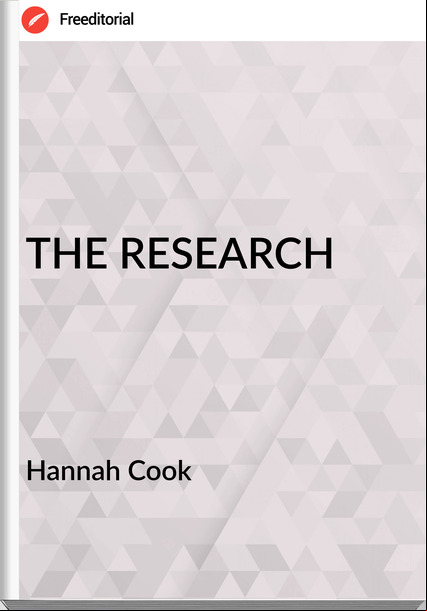 Hannah Cook - THE RESEARCH