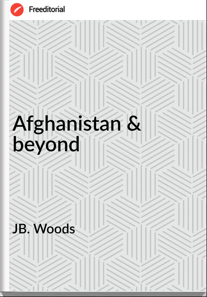 JB. Woods - Afghanistan & beyond