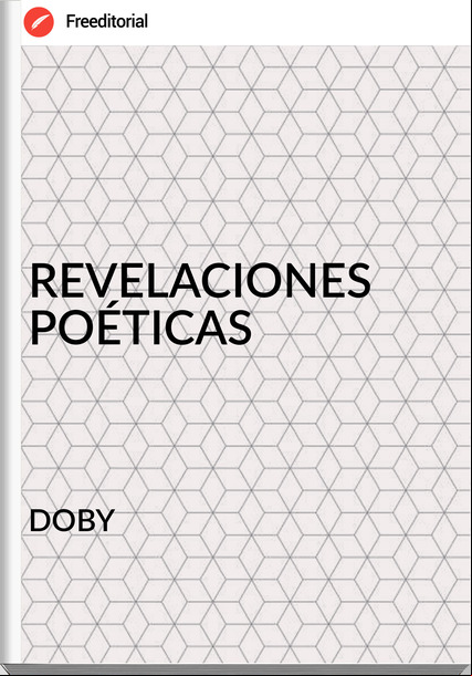 DOBY - REVELACIONES POÉTICAS