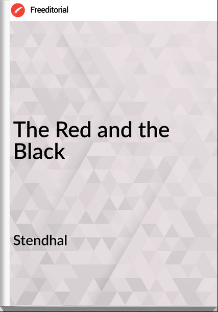 Stendhal The Red and the Black