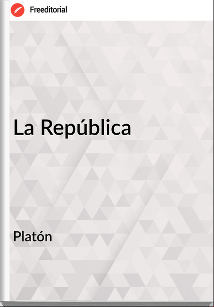 Platón La República